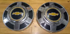 69-87 Chevy Chevrolet Truck Suburban Dog Dish 12” Hubcaps 3/4 1 Ton Set Lot of 2