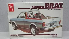 AMT Subaru Brat 1/25 Model Kit 4x4 #2709 Vintage 1979 open box built damaged