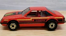 Hot Wheels Ford Mustang 79 Turbo Cobra Gold Red Interior Hong Kong 1/64 Diecast