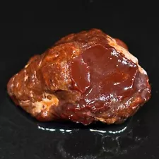 Red Sangria Mexican Fire Opal Collectible Specimen With A Sparkling Interior