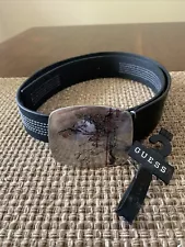 Guess Belt Size 38 Black New