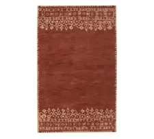 New Desa Rust 5X8 ART and Craft William morris wool area rugs carpet