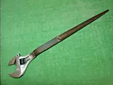 VINTAGE WILLIAMS No.1908 SPUD WRENCH *** MODIFIED*** ADJUSTABLE WRENCH USA MADE