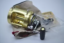 Shimano Tiagra 50WLRS Two Speed Leverdrag Saltwater Reel Very Good+ W/Clamp Kit