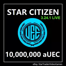 STAR CITIZEN - 10,000,000 aUEC (Alpha UEC) for 3.24.1 LIVE