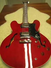 Epiphone 2012 ES335 Dot Cherry Semi Hollow Body w/Deluxe RR Padded Bag