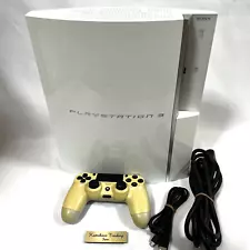 PLAYSTATION 3 (80GB) Ceramic White PS3 SONY Japan game Console SONY CECHL00