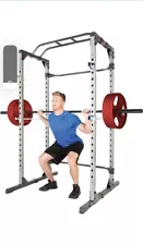 Fitness Reality Squat Rack Power Cage with | Optional LAT Pulldown & Leg Holdown