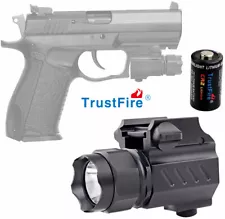 Tactical Hunting Flashlight Mini 210 Lumens Led Pistol Light For Glock Handgun