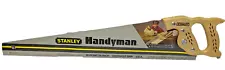 Vintage Stanley Handyman 10-Point 26" Crosscut Saw (15-528) - 1986 NOS, USA Made