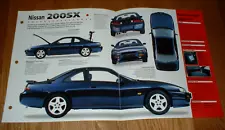 ★★1998 NISSAN 200SX ORIGINAL IMP BROCHURE SPECS INFO 99 98 97 96 95★★ (For: 1987 Nissan 200SX)