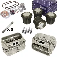 1600cc Air-cooled Vw Bug Engine Rebuild Kit, Top End Heads & Pistons