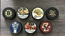 Different Designed Pucks all officially made in Slovakia