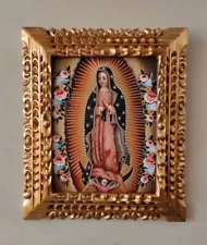 Our Lady of Guadalupe, Virgin of Guadalupe, Guadalupe icon, Oil painting, Icon