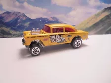 55 CHEVY GASSER 2023 Hot Wheels Gassers Series Yellow