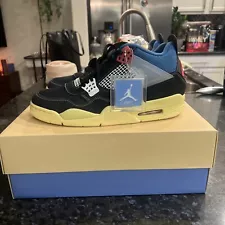 Size 11 - Jordan 4 Retro x Union LA Mid Off Noir