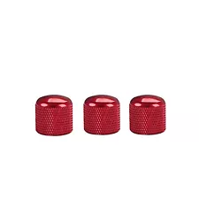 3pcs Red Guitar/Bass Knobs For Peavey/Jackson/Ibanez/Charvel/MusicMan/Rogue