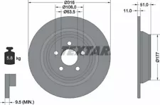 Textar Car Brake Disc 92291903