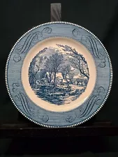 Royal Currier and Ives Dinner Plate "The Old Grist Mill” 10 inch Plate