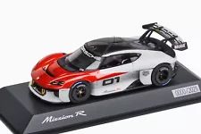 1:43 SPARK 2021 PORSCHE Mission R #01 red white LIM. DEALER EDITION 2,021 pcs. !