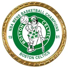 Boston Celtics 1981 NBA Basketball Champion Coin Double Sided