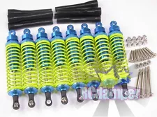 ALUMINUM SHOCK DAMPER 8PCS BLUE ASSOCIATED MONSTER GT .21 4.6 8.0 MGT TEAM ALLOY