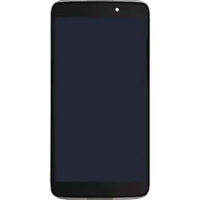 LCD With Touch + Frame Compatible For Alcatel One Touch Idol 3 Black