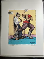 RARE! ROBERT CRUMB "Self Portrait" Signed Litho 1997 #723/1000 The Nubile Dancer