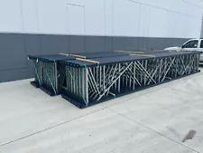 pallet racking upright teardrop 25’x42” interlake racking shelving