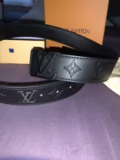 Louis Vuitton LV Initiales Belt - Black (42”)