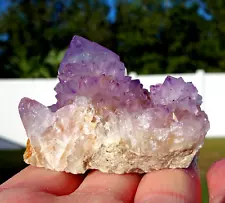 Lil Cute Amethyst SPIRIT FAIRY CACTUS Quartz Crystal Points Cluster For Sale