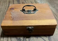 Handmade Cedar Wooden Box/Rustic Repurposed Wood