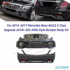 For 14 15 16 17 Mercedes Benz W222 Facelift 18+ S65 AMG Style Bumper Body Kit (For: 2015 Mercedes-Benz S65 AMG)