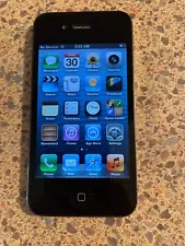 Apple iPhone 4 MD439LL/A 8 GB Black Verizon A1349 Works