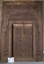 Huge Solid Cedar Wood Door Engraved Wood Doors Mansion Doors 19th Century Door