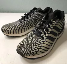 RAREð¥ Adidas Originals ZX FLUX XENO 3M Reflective Silver Glow Snake 10 Men's