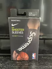 Nike Basketball Supreme Shooting Sleeve Black Dri-Fit L/XL 1 Sleeve Never Worn