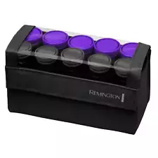 Travel Size Professional 1.25" Compact Ceramic Hot Hair Rollers, 10 Piece Set