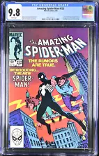 Amazing Spider-Man #252 (1984, Marvel) CGC 9.8! ð¥ 1st Black Suit!ð¥