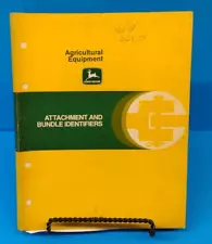 1979 JOHN DEERE AGRICULTURAL EQUIPMENT ATTACHMENTS AND BUNDLE IDENTIFIERS