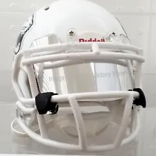 Chrome Mini Football Helmet Visors w/ UA Clips (*Hard Style*).