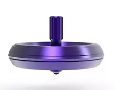 LAKE SUPERIOR | Metal Spinning Top | Aluminum Cyber Purple