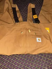 Carhartt Bibs New With Tags Lg 44x34