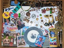 LARGE DRAWER JUNK LOT__Lots of Items_COINS_1953-D 10C_Jewelry Vintage_OLD_Silver