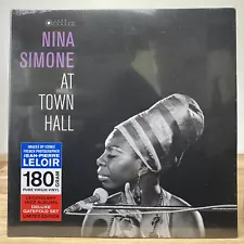 NINA SIMONE - AT TOWN HALL VINYL LP NEW RECORD