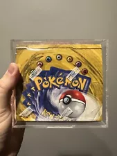 1999 Empty Pokemon Base Set Unlimited Booster Box