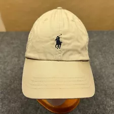 Polo Ralph Lauren Pony Logo Cap Adult Adjustable Biege Casual Hat