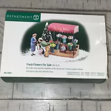 Dept 56 Fresh Flowers For Sale Christmas in the City Series Item #58957