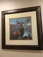 Framed And Matted “Monarch Of The Glen” Print