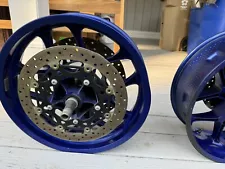 2015 R1 Front WHEEL RIM OEM BLUE